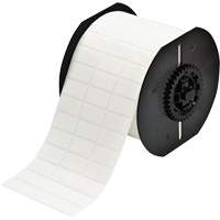 B33 Series Repositionable Adhesive Labels, Vinyl, 1" L x 0.5" H, White Ottawa Fastener Supply