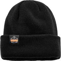 N-Ferno&reg; Zippered Rib Knit Beanie Hat, One Size, Black Ottawa Fastener Supply