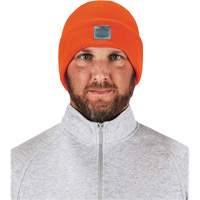 N-Ferno&reg; Rib Knit Beanie Hat, One Size, Orange Ottawa Fastener Supply
