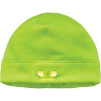 N-Ferno&reg; Skull Cap Beanie Hat with LED Lights, One Size, High-Visibility Lime Green Ottawa Fastener Supply