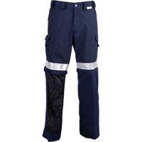 All-Season High Visibility Ventilated Pants, Poly-Cotton, 26, Navy Blue Ottawa Fastener Supply