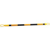 Retractable Cone Bar, 7'2" Extended Length, Black/Yellow SGS309 | Ottawa Fastener Supply