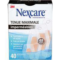 Nexcare Max-Hold Waterproof Bandages, Assorted, Plastic, Sterile Ottawa Fastener Supply