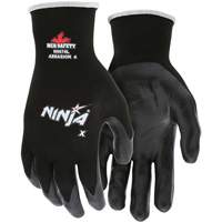 Ninja&reg; Coated Gloves, Large, Bi-Polymer Coating, 15 Gauge, Nylon/Lycra&reg; Shell Ottawa Fastener Supply