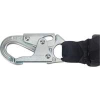 Miller&reg; HP Shock-Absorbing Lanyard, 4', Locking Rebar Hook Center, Locking Snap Hook Leg Ends, Polyester Ottawa Fastener Supply