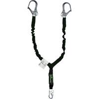 Miller&reg; Arc-Rated Shock-Absorbing Lanyard, 6', Locking Snap Hook Center, Locking Snap Hook Leg Ends, Kevlar&reg; Ottawa Fastener Supply