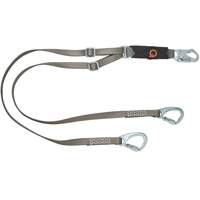 V-Series Tie-Back Lanyard, 6', Carabiner Center, Snap Hook Leg Ends, Nylon Ottawa Fastener Supply