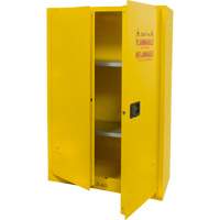 Flammable Storage Cabinet, 45 gal., 2 Door, 43" W x 65" H x 18" D SGU466 | Ottawa Fastener Supply