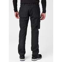 Oxford Service Pants, Poly-Cotton, Black, Size 30, 30 Inseam Ottawa Fastener Supply