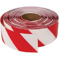 Ruban de marquage tr&egrave;s r&eacute;sistant pour plancher ArmorStripe, 3" x 100', PVC, Rouge et blanc Ottawa Fastener Supply