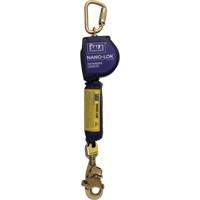 Nano-Lok Extended Length Self Retracting Lifeline, 10', Dyneema&reg;, Swivel Ottawa Fastener Supply