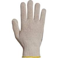 Gant en tricot avec pois de PVC Sure Grip, Poly/coton, Un c&ocirc;t&eacute;, Calibre 7, T-petit Ottawa Fastener Supply