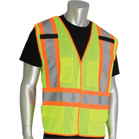 Dynamic Pip&reg; High Visibility Breakaway Vest, High Visibility Lime-Yellow, X-Large, Polyester Ottawa Fastener Supply