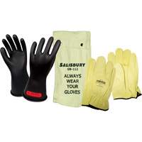 Salisbury  Electrical-Insulating Glove Kit, ASTM Class 0, Size 9, 11" L Ottawa Fastener Supply