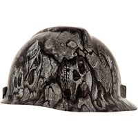 Casque de s&eacute;curit&eacute; Hydro Dip V-Gard, R&eacute;pond aux normes CSA type 1, Suspension Rochet, Non ventil&eacute; Ottawa Fastener Supply