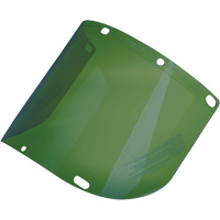 Dynamic Formed Faceshield, Polycarbonate, Green Tint Ottawa Fastener Supply