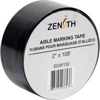 Aisle Marking Tape, 2" x 108', PVC, Black SGW132 | Ottawa Fastener Supply