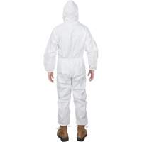 Premium Hooded Coveralls, 4X-Large, White, Microporous SGW463 | Ottawa Fastener Supply