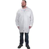 Protective Lab Coat, Microporous, White, 2X-Large SGW621 | Ottawa Fastener Supply