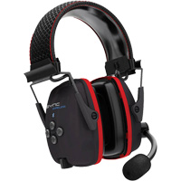 Wireless Hearing Protector Earmuffs with Bluetooth&reg; Audio, Headband Style, 25 dB Ottawa Fastener Supply