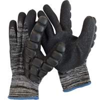 Gants antichocs enduits pour le martelage, 8/Moyen, Paume en Synth&eacute;tique, Poignet &eacute;lastique Ottawa Fastener Supply