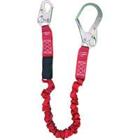 ShockSorb Internal Shock Lanyard, 6', Rebar Hook Center, Snap Hook Leg Ends, Polyester Ottawa Fastener Supply