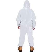 Hooded Coveralls, Medium, White, SMS Ottawa Fastener Supply