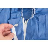Hooded Coveralls, Medium, Blue, SMS Ottawa Fastener Supply