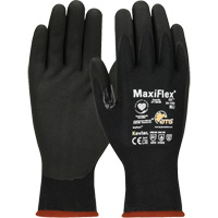 Gants compatibles avec les &eacute;crans tactiles ATG MaxiFlex Cut, Taille T-petit, Calibre 15, Rev&ecirc;tement Mousse de nitrile, Enveloppe en Polyester/Kevlar, ASTM ANSI niveau A4/EN 388 niveau 3/EN 388 niveau D Ottawa Fastener Supply