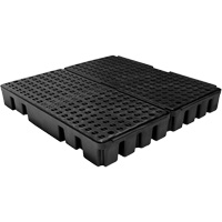 Black Diamond Low Profile Spill Pallet, 51 US gal. Spill Capacity, 49" x 48" x 6.5" Ottawa Fastener Supply