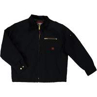 Duck Chore Jacket, Men's, Small, Black Ottawa Fastener Supply