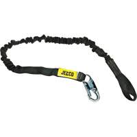 Arc Flash Shock Absorbing Lanyard, 6', Locking Snap Hook Center, Choke-Off Loop Leg Ends, Nylon Ottawa Fastener Supply