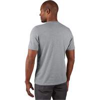 Hybrid Work Tee Shirt, Men's, Small, Grey Ottawa Fastener Supply