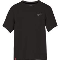 Hybrid Work Tee Shirt, Men's, Small, Black Ottawa Fastener Supply