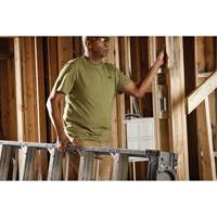 Hybrid Work Tee Shirt, Men's, Small, Green Ottawa Fastener Supply