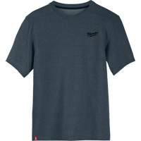Hybrid Work Tee Shirt, Men's, Small, Blue Ottawa Fastener Supply