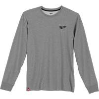 Hybrid Work Tee Shirt, Men's, Small, Grey Ottawa Fastener Supply