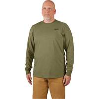Hybrid Work Tee Shirt, Men's, Small, Green Ottawa Fastener Supply