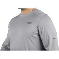 Workskin Lightweight Shirt, Men's, Small, Grey Ottawa Fastener Supply