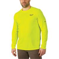 Workskin Lightweight High Visibility Shirt, Men's, Small, Yellow Ottawa Fastener Supply
