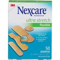 Nexcare Ultra Stretch Bandages, Assorted, Plastic, Non-Sterile Ottawa Fastener Supply