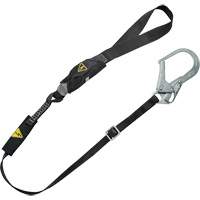 V-Series Utility Energy Absorbing Lanyard, 6', Rebar Hook Center, Snap Hook Leg Ends, Nylon Ottawa Fastener Supply
