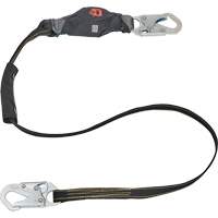 Anti-Corrosion Energy Absorbing Lanyard, 6', Rebar Hook Center, Snap Hook Leg Ends, Polyester Ottawa Fastener Supply