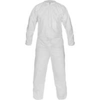 CleanMax&reg; Clean Manufactured Non-Sterile Coverall, Medium, White, Microporous Ottawa Fastener Supply