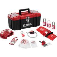 Standard Personal Lockout Kit with Zenex Thermoplastic Locks, Valve Kit, 13 Components Ottawa Fastener Supply