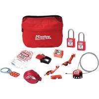 Standard Lockout Kit with Zenex Thermoplastic Locks, Electrical/Valve Kit, 14 Components Ottawa Fastener Supply