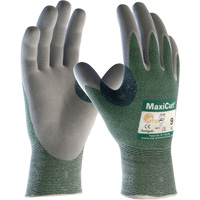 ATG MaxiCut&reg; Engineered Yarn Cut Resistant Gloves, Size Large, 15 Gauge, Nitrile Coated, Engineered Yarn Shell, ASTM ANSI Level A2/EN 388 Level 3/EN 388 Level B Ottawa Fastener Supply