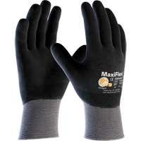 Gants compatibles avec les &eacute;crans tactiles ATG MaxiFlex Ultimate, Grand, R&ecirc;vetement Nitrile, Calibre 15, Enveloppe en Nylon/&eacute;lasthanne Ottawa Fastener Supply