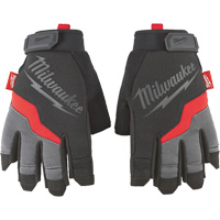 Performance Fingerless Gloves, Synthetic Palm, Size Small Ottawa Fastener Supply