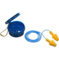 E-A-R Ultrafit Premolded Earplugs, Corded, Pair - Plastic Case, 25 dB NRR, One-Size Ottawa Fastener Supply